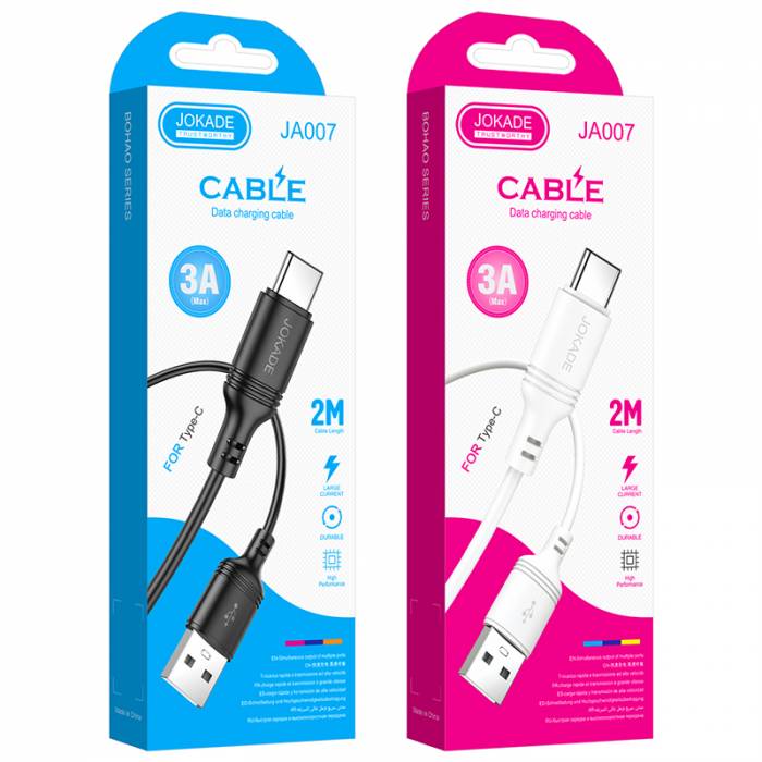 Кабель USB на Type-C Jokade JA007 2m (white)