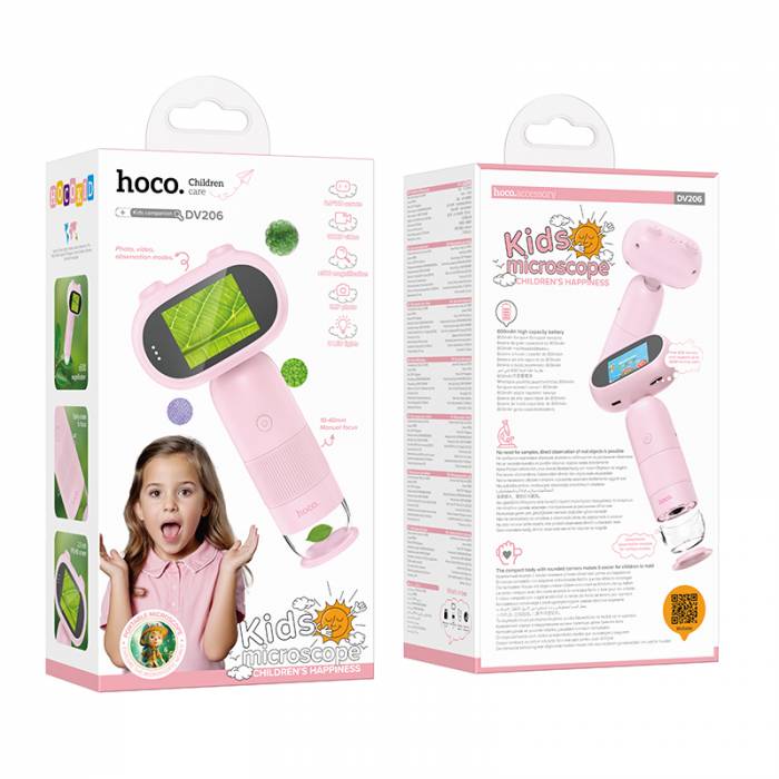 Детский микроскоп Hoco DV206 (pink)