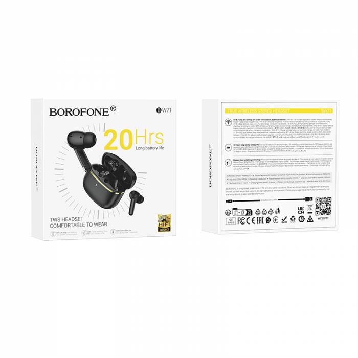 Беспроводные наушники Borofone BW71 (black)