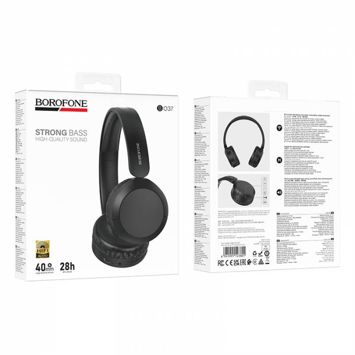 Накладные наушники Borofone BO37 (black)