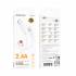 Кабель USB на Micro-USB 2.4A Borofone BX115 (white)