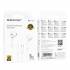 Проводные наушники Borofone для Type-C BM100 (white)