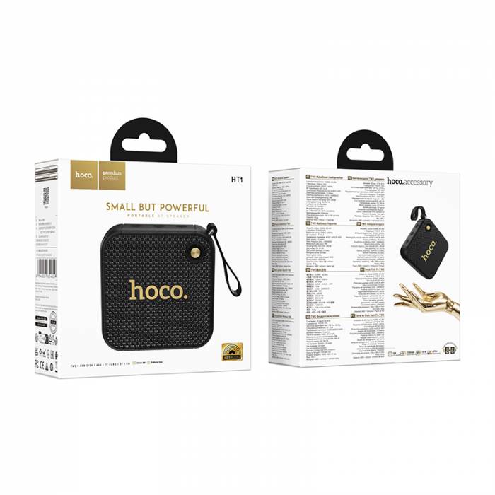 Портативная колонка Hoco HT1 (black)