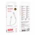 Кабель Type-C на Type-C 60W Borofone BX116 (white)
