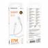 Кабель Type-C на Lightning 27W Borofone BX116 (white)