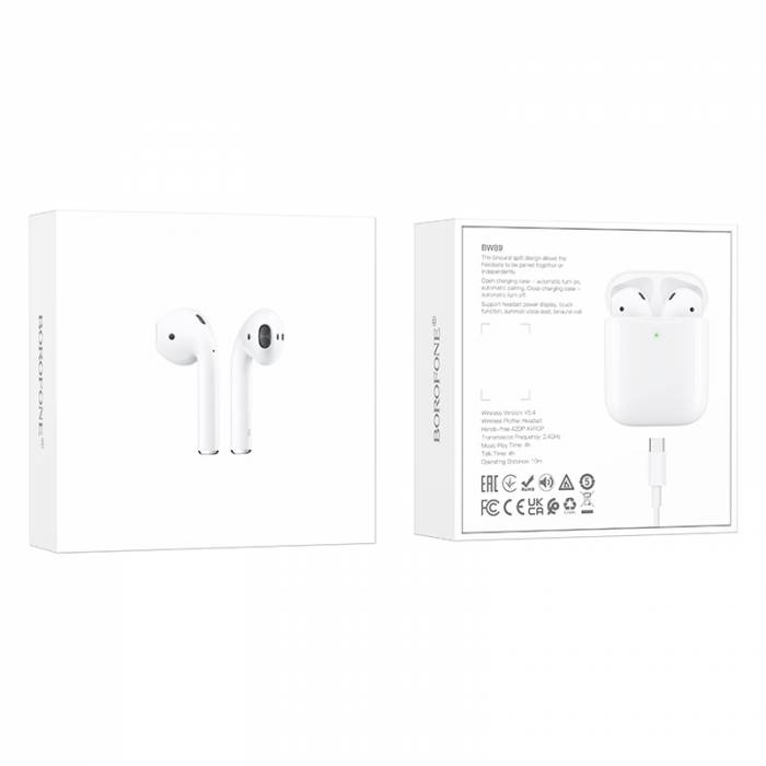 Беспроводные наушники Borofone BW89 (white)