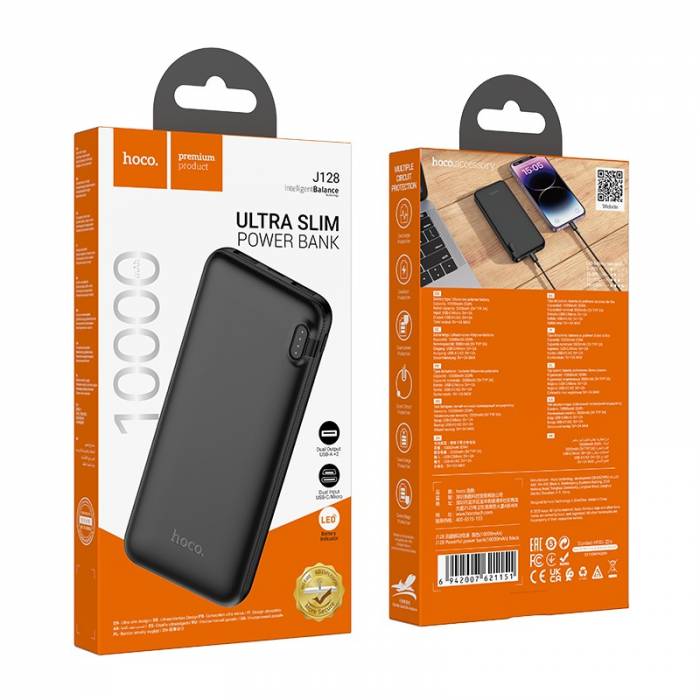 Портативный аккумулятор Hoco J128 10000mAh (black)