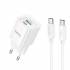Зарядное устройство для Type-C Hoco C147A PD20W+QC3.0 (white)