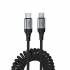 Кабель Type-C на Type-C 60W Hoco X121 (black)