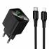 Зарядное устройство для Lightning PD20W+QC3.0 Hoco CS83A (black)