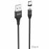 Кабель USB на Type-C Hoco  U76 magnetic (black)