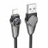 Кабель USB на Lightning 27W Borofone BU49 (black)