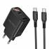 Зарядное устройство на Type-C PD20W+QC3.0 Borofone BA96A (black)