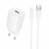 Зарядное устройство на Lightning Borofone BA101A (white)