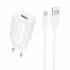 Зарядное устройство на Micro QC3.0 Borofone BA102A (white)