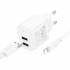 Зарядное устройство на Lightning Hoco 2USB CS51A (white)