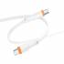 Кабель Type-C на Type-C 60W Borofone BX118 (white)