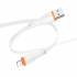 Кабель USB на Lightning 2.4A Borofone BX118 (white)