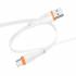 Кабель USB на Type-C 3A Borofone BX118 (white)