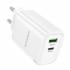 Зарядное устройство Borofone PD 65W + QC3.0 BA87A  (white)