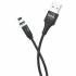 Кабель USB на Lightning Hoco  U76 magnetic (black)