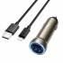 Автомобильное зарядное устройство для Lightning Hoco Z54 (metal grey)