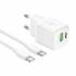 Зарядное устройство Hoco N65 PD20W+QC3.0 для Type-C (white)