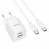 Зарядное устройство для Type-C Hoco C147A PD20W+QC3.0 (white)