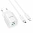 Зарядное устройство для Lightning Hoco C147A PD20W+QC3.0 (white)