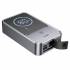 Портативный аккумулятор с пускозарядным устройством Hoco QS7 10000mAh (metal grey)