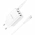 Зарядное устройство для Type-C Borofone BA79A PD20W + 3USB (white)