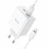 Зарядное устройство на Lightning Hoco C108A PD35W  + QC3.0 dual port(2c) (White)