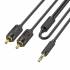 Двойной RCA аудио кабель Hoco UPA28 1.5m (black)