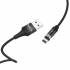 Кабель USB на Lightning Hoco  U76 magnetic (black)