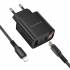 Зарядное устройство на Lightning PD20W+QC3.0 Borofone BA96A (black)