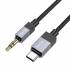 Аудио кабель AUX для Type-C Hoco UPA32B (black)