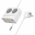  AC28 Descanso (PD45W/2C1A) зарядное устройство с 2 розетками 2m (white)