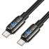 Кабель Type-C на Type-C 240W Hoco U143 (black)