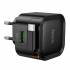 Зарядное устройство с выдвижным кабелем PD20W+QC3.0 Hoco C154A (black)