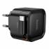Зарядное устройство с выдвижным кабелем PD20W Hoco C153A (black)