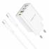 Зарядное устройство для Type-C Borofone BA79A PD20W + 3USB (white)