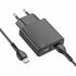 Зарядное устройство Hoco N38 PD20W для Type-C USB-C + USB-A (black)