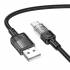 Кабель USB на Type-C 3A Hoco U129 (black)