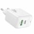 Зарядное устройство PD20W USB-C+USB QC3.0 Borofone BAS44A (white)