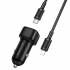 Автомобильное зарядное устройство для Lightning Borofone BZ34B PD38W QC3.0 (black)