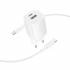 Зарядное устройство на Type-C PD20W+QC3.0 Borofone BA104A (white)