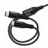 Кабель USB 2in1 (Type-C, Type-C, Type-C) Hoco X123 (black)
