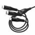 Кабель USB 3in1 (USB/S,Lightning, Type-C,Micro,) Hoco X123 (black)