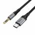Аудио кабель AUX для Type-C Hoco UPA33B (black)