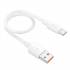 Кабель USB на Type-C 100W Hoco X96 0.25m (white)